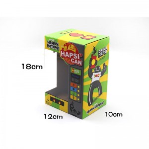 Ηλεκτρονικά παιχνίδια κυματοειδές κουτί χαρτιού συσκευασία εκτύπωση διαφανή σχεδιασμό παραθύρου High-end έθιμο