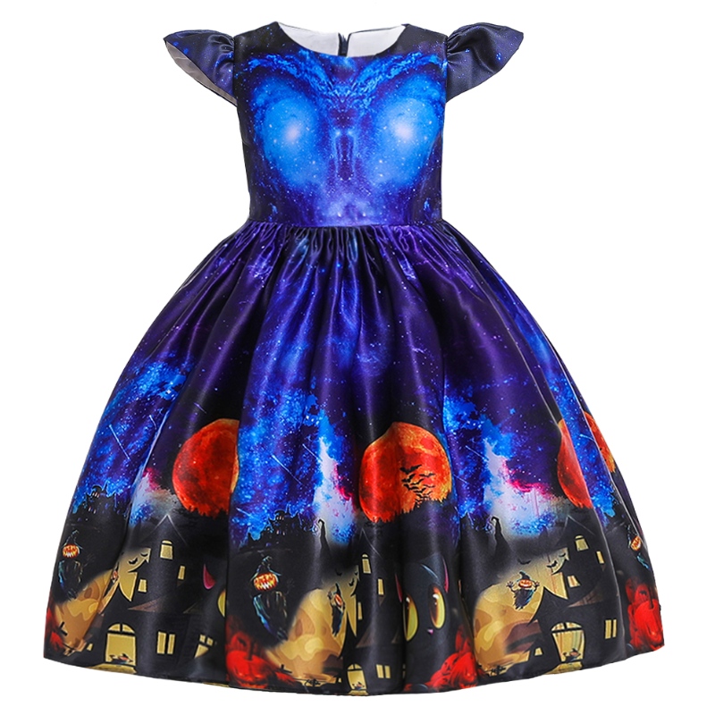 2022 Απόκριες φόρεμα φόρεμα κολοκύθας εκτύπωση cosplay φόρεμα