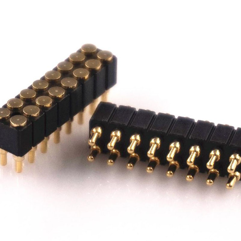 2,54mm pitch smt/smd pogo pin connector