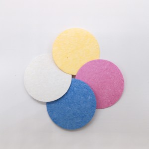 βιοαποικοδομήσιμο σφουγγάρι προσώπου κυτταρίνης συμπιεσμένο σφουγγάρι προσώπου φροντίδας δέρματος κυτταρίνης