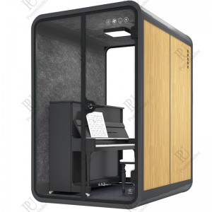 Κινητό φορητό στούντιο οικιακό χάλυβα ακουστικό γραφείο γραφείων γραφείων θόλων τηλεφωνικός θάλαμος γραφείου εσωτερικής συνάν...