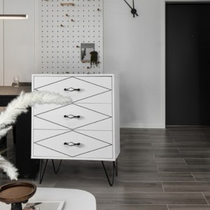 Το εργοστάσιο πολυτέλειας προσαρμόζει το ξύλινο κομοδίνο οικιακής χρήσης κομοδίνο