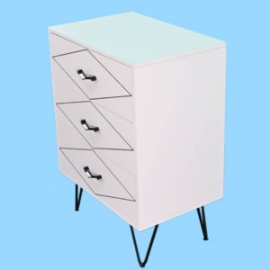 Το εργοστάσιο πολυτέλειας προσαρμόζει το ξύλινο κομοδίνο οικιακής χρήσης κομοδίνο