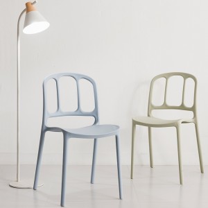 Modern Outdoor Cafe καρέκλες εστιατόριο εστιατόριο καρέκλα υψηλής ποιότητας στοίβατο σαλόνι πλαστική καρέκλα