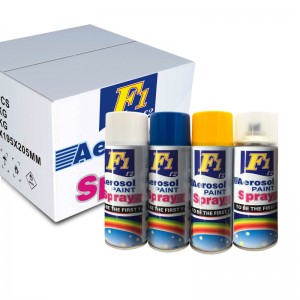Πολλαπλός σκοπός ψεκασμός χρώματος μη τοξικό ψεκασμό βαφής γκράφιτι ψεκασμού βαφής F1