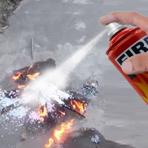 Μικρή πυροσβεστήρα πυροσβεστήρα σήματα αφρού πυρκαγιά