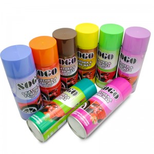 Καλής ποιότητας δερμάτινο κερί σιλικόνης ελαστικό Aerosol Spray Wax Cockpit Bright Spray