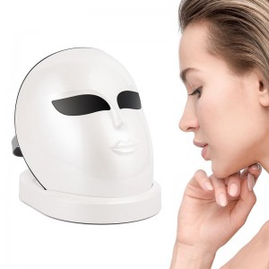 LED FACE MASK Light Therapy 7 Η θεραπεία αναζωογόνησης του δέρματος LED LED PHOTON MASK Light Facial Skin Care Anti Aging Skin Conseing Rinkles MaSk (για το λαιμό του προσώπου).