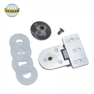 Στρογγυλή μεντεσέ με σφαιρίδια στον τοίχο