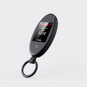 Smart LCD Screen Touch Key Car, Αναβάθμιση καταχώρησης χωρίς κλειδί, μοβ κλειδί αυτοκινήτου Auto Lock&Ξεκλείδωμα απομακρυσμένου εκκινητή αυτοκινή...