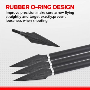 Elongarrow 125 Grain Archery Arrowhead Broadhead για άνθρακα βέλος