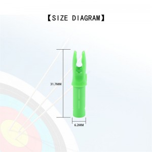 Elongarrow τοξοβολία Arrow Nock για άνθρακα βέλος Arrow Arrow Accessories Nock