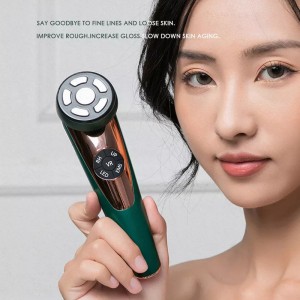 EMS Hot Cold Photon Beauty Instrument Face Skinwhiten Lift Conpsess Face-Lift Beauty Tool USB Φορητό ηλεκτρικό μασάζ προσώπου, Εισαγωγή προσώπου Καθαρισμός του δέρματος Σ...