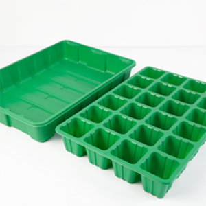 Πλαστικό PS Mini Green House Seed Seed Nursery Tray, Χονδρικό δίσκο βλάστησης με βάση Dome/Base