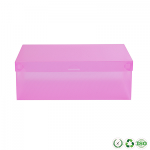 Προσαρμοσμένο σαφές πτυσσόμενο πλαστικό πτυσσόμενο παπουτσιών παπουτσιών