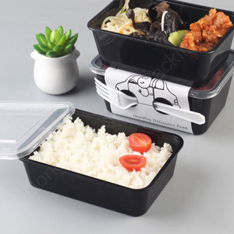 Κουτιά τροφίμων εμπορευματοκιβώτιο τροφίμων όμορφος μίας χρήσης σκληρό πλαστικό PP δοχείο αποθήκευσης τροφίμων
