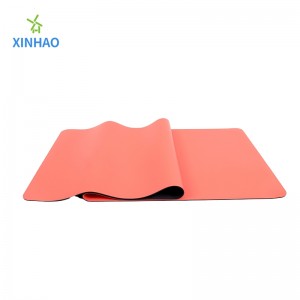 Pu Rubber Yoga Mat χονδρική, Υποστήριξη προσαρμοσμένο λογότυπο και μοτίβο, πάχος 4mm/5mm Φυσικό καουτσούκ Περιβαλλοντικό Mat