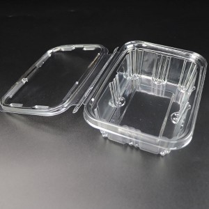 8/16/24/32/46/64/128 oz παραβίαση προφανής δοχείο, κιβώτιο συσκευασίας ανθεκτικό σε παραβίαση για φρέσκα φρούτα σαλάτας