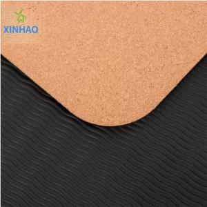 Amazon Best Selling Cork TPE Yoga Mat Wholesale, 4mm/5mm/6mm/8mm tpe corknonlip yoga mat, υποστήριξη προσαρμοσμένο λογότυπο ή εκτύπωση