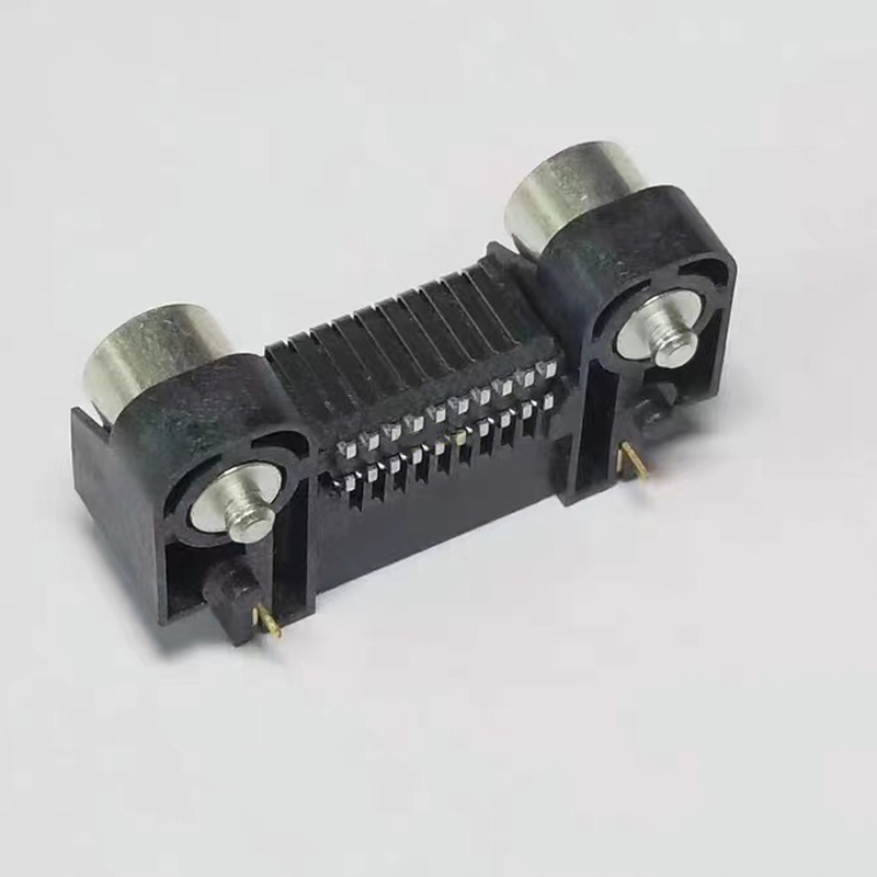 Χονδρική SAMTEC-ERF8-013-01-S-D-RA-L-TR 0.8mm Διπλή σειρά από διάστημα σε υποδοχή σύνδεσης 26 POS R/A SMD Χρυσό Προσαρμοσμένο