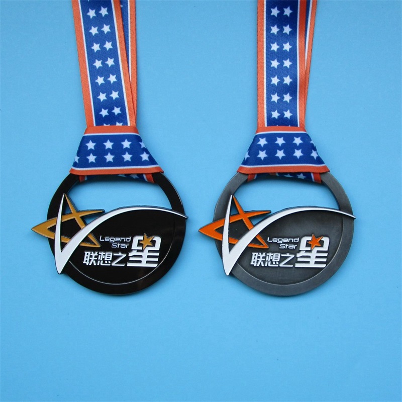 Medal Finisher Medal Soft Senameled Hollow Metal Medal
