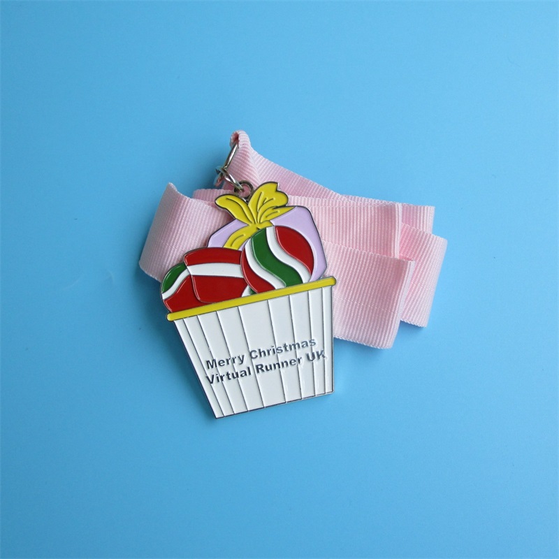 Έθιμο Glitter Ice Cream Metal Medals Virtual Run Sports Medals