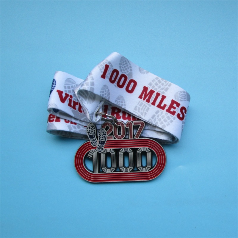 Κατασκευαστής προσαρμοσμένος υψηλής ποιότητας μετάλλιο 3D Marathon Sport Medal