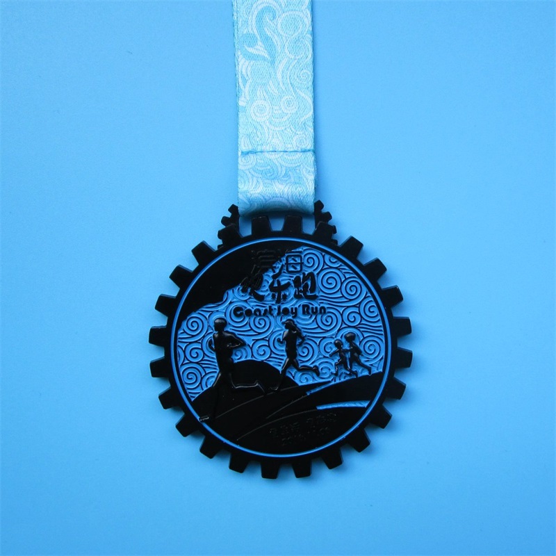 Βραβείο μαραθώνιο που τρέχει προσαρμοσμένο μετάλλιο αθλητικού μετάλλου