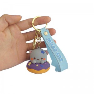 Χονδρικό προσαρμοσμένο 3D PVC Cute Keychain