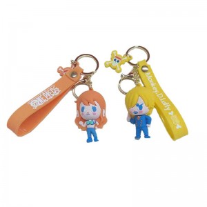 Χονδρικό προσαρμοσμένο 3D PVC Cute Keychain