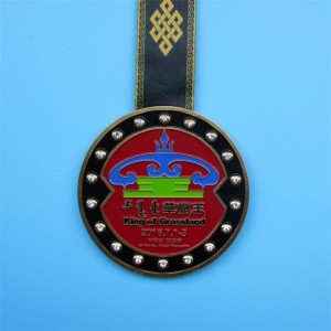 Βραβεία χρυσό μετάλλιο πολύχρωμα σμάλτο μενταγιόν