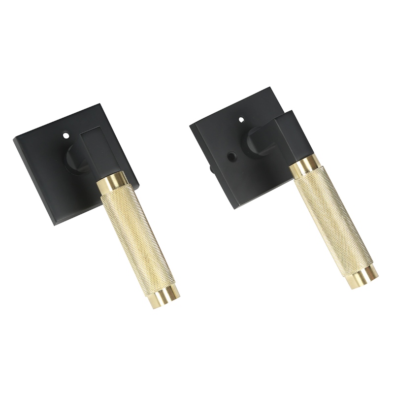 S7137 Σύγχρονη πλατεία μοχλός πόρτας για εσωτερικές πόρτες, λαβές πόρτας βαρέως τύπου