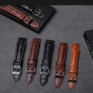 Δερμάτινο λουράκι, αναπνεύσιμο, μοντέρνο και ανθεκτικό λουράκι για ρολόγια Apple, Samsung, Huawei και Xiaomi, 12mm, 14mm, 16mm, 18mm, 20mm