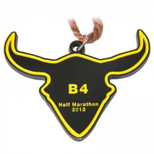 Σχεδιάστε το δικό σας κενό κράμα ψευδαργύρου 3D Gold Award Marathon που τρέχει Custom Metal Sport Medal