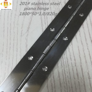 Τυπικό μέγεθος Long Hinge 201#72 \'\'*2 ανοξείδωτο χάλυβα μεντεσέ πιάτα συνεχής σειρά