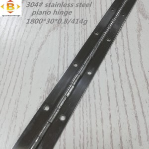 Τυπικό μέγεθος Long Hinge 304#72 \'\' Ανοξείδωτος χάλυβα πιάνο μεντεσέτο συνεχής σειρά ντουλάπι πιάνο μεντεσέδες