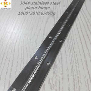 Τυπικό μέγεθος Long Hinge 304#72 \'\' Ανοξείδωτος χάλυβα πιάνο μεντεσέτο συνεχής σειρά ντουλάπι πιάνο μεντεσέδες
