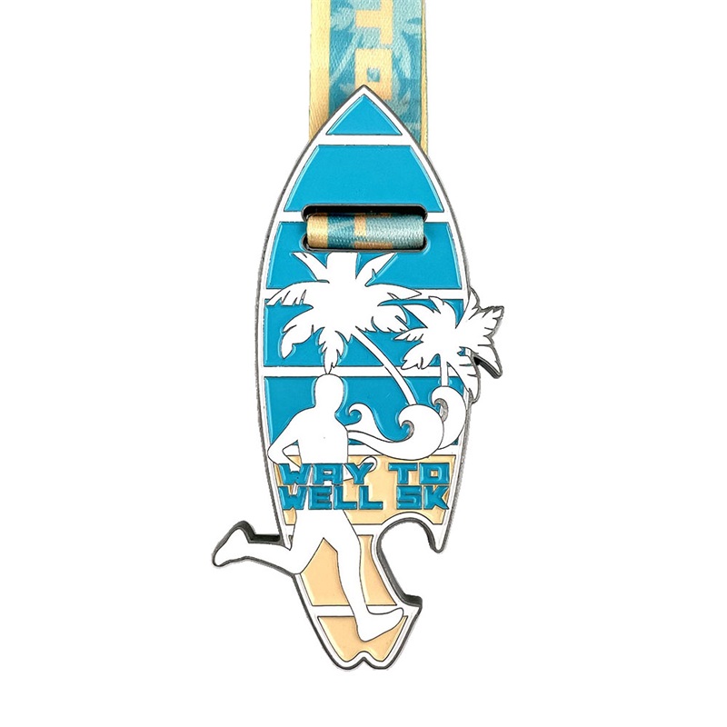 Τα μετάλλια της Ημέρας Αθλητισμού Αναμνηστικά μετάλλια αθλητικά μετάλλια και κορδέλες για τρέξιμο