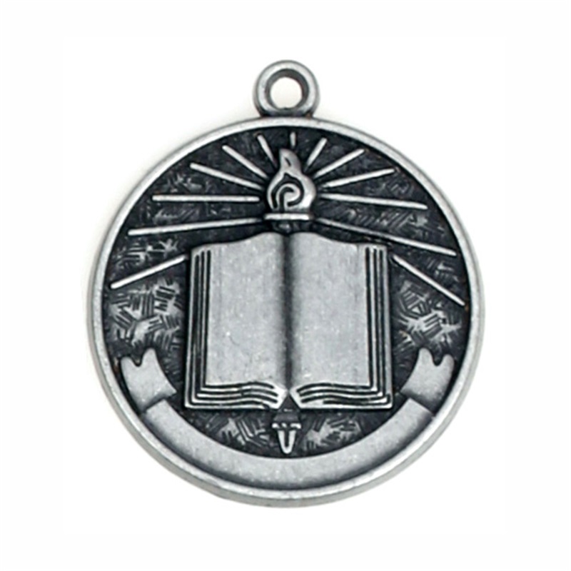 Μπορούν να επανεπεξεργαστούν μεταλλικά μετάλλια απόθεμα 7/8-ιντσών Antique Silver Sport Medals