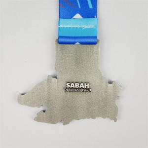 Αναμνηστικά μετάλλια Χάρτης χύτευσης κράματος ψευδαργύρου για βραβεία εταιρικών εκδηλώσεων της πόλης