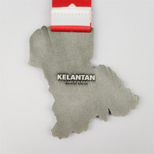 Υψηλής ποιότητας χάρτη πόλης χύτευση Sliver Custom Zinc Alloy Die Casting Βραβείο Metal Universal Sport Medals