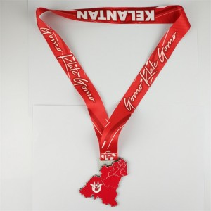 Υψηλής ποιότητας χάρτη πόλης χύτευση Sliver Custom Zinc Alloy Die Casting Βραβείο Metal Universal Sport Medals