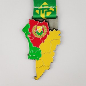 Σχεδιάστε το δικό σας λογότυπο κενό 3D Metal Award ODM Gold Silver και χάλκινα μετάλλια