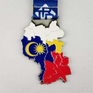 Metal Awards Δώρο Χονδρικό Κατασκευαστή Επιμελιασμένα χρυσά ασημένια μετάλλια χαλκού