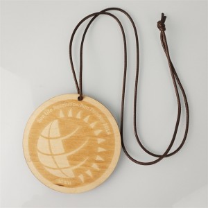 Χρώμα ψεκασμού βραβεία ξύλινα μετάλλιο για αθλητικές μετάλλες διακοπών