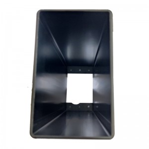 Μαύρο ανοδιωμένο εξωθημένο προφίλ, εξαρτήματα υψηλής ακρίβειας CNC