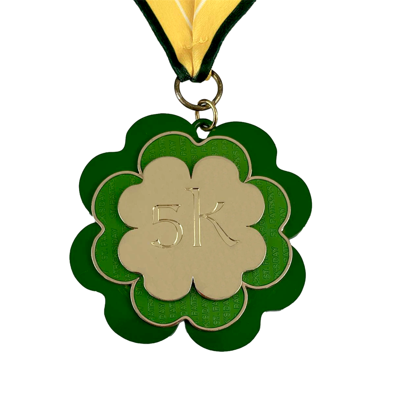 3D χρυσό μεταλλικό βραβείο μαραθώνιο που τρέχει αθλητικό μετάλλιο χρωματιστό μετάλλιο UV εκτύπωσης μετάλλια