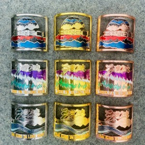 Μετάλλιο 3D UV εκτύπωση προσαρμοσμένο σχήμα λογότυπο μεταλλικό μετάλλιο για χονδρέμπο