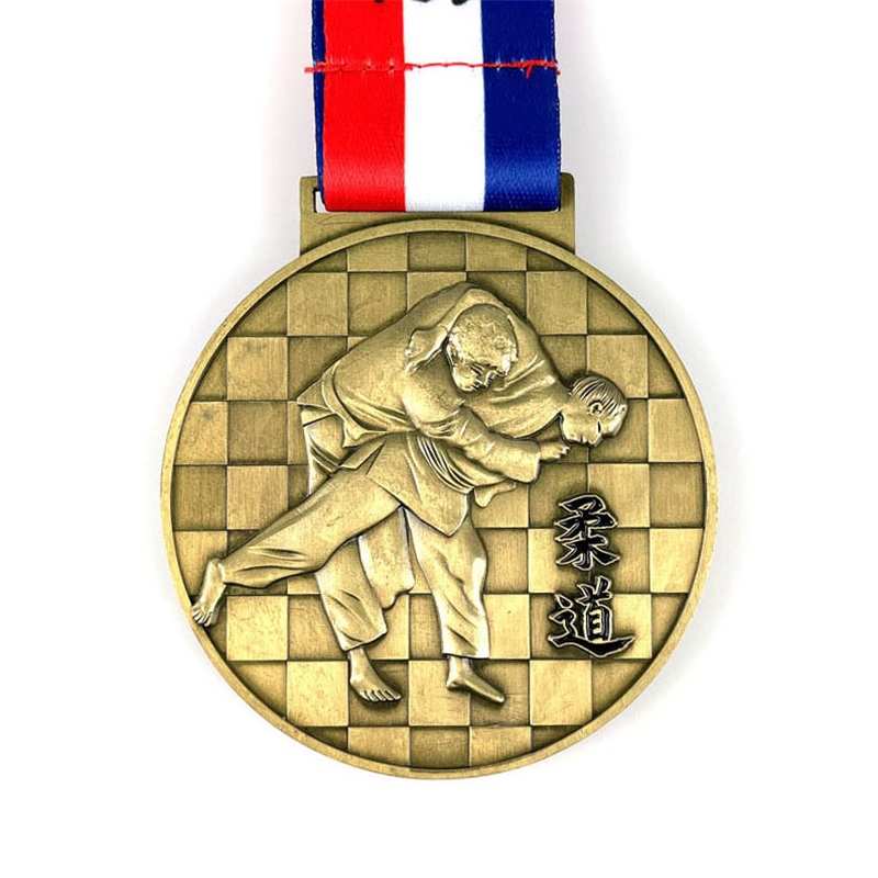 Medals αγώνα Custom Cast Metal Medals Kung Fu Medalion Fu Medallion
