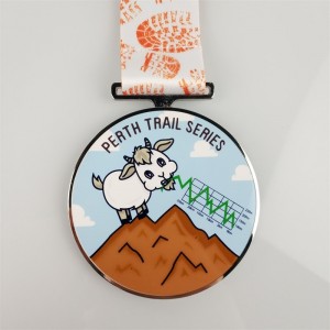 Χρώμα χυτού μετάλλιο 3D σμάλτο μετάλλια έθιμο τυπωμένο μετάλλιο